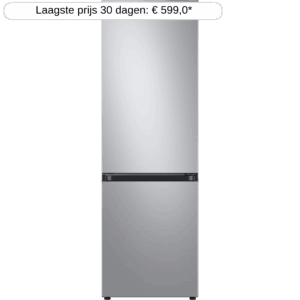 Afbeelding van een Samsung Rb34c600csa/ef - Koel-vriescombinatie Breedte 59.5 Cm Hoogte 185.3 Inhoud 344 L Nofrost