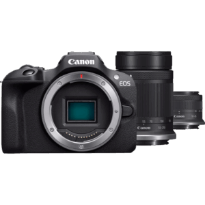 Afbeelding van een Canon Eos R100 + Rf-s 18-45 55-210