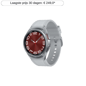 Afbeelding van een Samsung Galaxy Watch6 Classic - 43 Mm Zilver