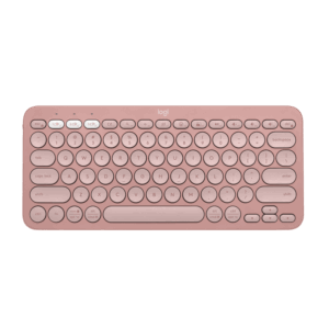 Afbeelding van een Logitech Pebble Keys 2 K380s Bluetooth-toetsenbord Voor Meerdere Apparaten - Rose