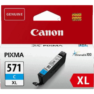 Afbeelding van een Canon Cli-571xl Ink Cyan Karton