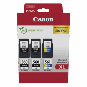 Afbeelding van een Canon Pg-560xl(x2)/cl-561xl Multicolor