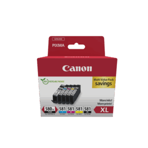 Afbeelding van een Canon Pgi-580xl/cli-581 (pgbk Bkcmy) Multicolor