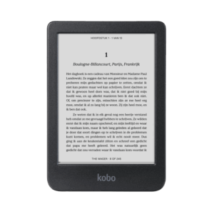 Afbeelding van een Kobo Clara Bw Zwart - 6 Inch 16 Gb (ongeveer 12.000 E-books) Waterdicht (ip8x)