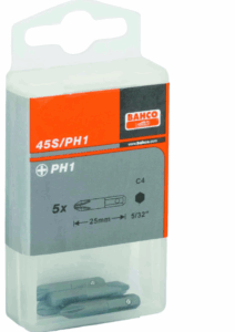 Afbeelding van een Bahco 2xbits ph 1 25 mm 5/32" | 45S/PH1-2P