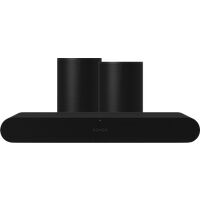 Afbeelding van een Sonos Ray Zwart + 2x Era 100 Zwart