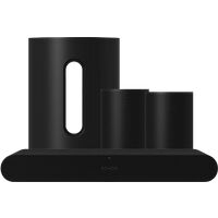Afbeelding van een Sonos Ray Zwart + 2x Era 100 + Sub Mini Zwart