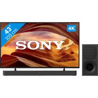 Afbeelding van een Sony KD-43X75WL (2023) + Soundbar