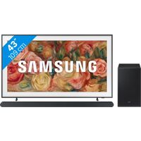Afbeelding van een Samsung The Frame 43LS03D (2024) + Samsung HW-S700D Zwart