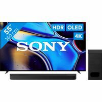 Afbeelding van een Sony 55" Bravia 8 OLED 4K (2024) + Sony Bravia Theatre Bar 6 Zwart