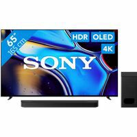 Afbeelding van een Sony 65" Bravia 8 OLED 4K (2024) + Sony Bravia Theatre Bar 6 Zwart