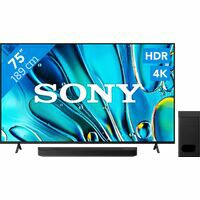 Afbeelding van een Sony Bravia 3 75" 4K Led (2025) + Sony Bravia Theatre Bar 6 Zwart