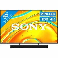 Afbeelding van een Sony Bravia 5 55" XR Mini-led (2025) + Sony HT-S2000 Zwart