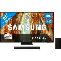 Afbeelding van een Samsung 85" Neo QLED QN73F 4K (2025) + Samsung HW-B750F (2025)