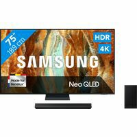 Afbeelding van een Samsung 75" Neo QLED QN73F 4K (2025) + Samsung HW-B66CF (2025)