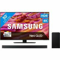 Afbeelding van een Samsung 50" Neo QLED QN90F 4K (2025) + Samsung HW-Q600F (2025)
