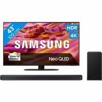 Afbeelding van een Samsung 43" Neo QLED QN90F 4K (2025) + Samsung HW-B750F (2025)