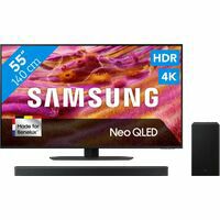 Afbeelding van een Samsung 55" Neo QLED QN90F 4K (2025) + Samsung HW-Q600F (2025)