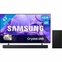 Afbeelding van een Samsung 43" Crystal UHD U8070F 4K (2025) + Samsung HW-B450F (2025)