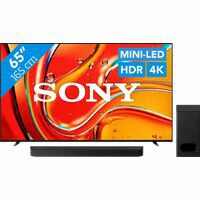 Afbeelding van een Sony 65" Bravia 7 4K QLED XR Mini-led (2024) + Sony Bravia Theatre Bar 6 Zwart