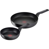 Afbeelding van een Tefal Hard Titanium Pro Koekenpannenset 24 + 28 cm