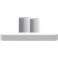 Afbeelding van een Sonos Beam Gen2 Wit + 2x Era 100 Wit