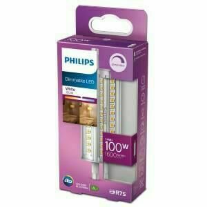 Afbeelding van een Philips LED R7S 118mm 230V 14-100W 3000K dimbaar blister - 5104432