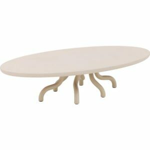 Afbeelding van een Goossens Salontafel Matera in Leefbeton grint