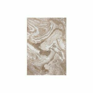 Afbeelding van een Goossens Vloerkleed Marbled in Naturel (marbled)