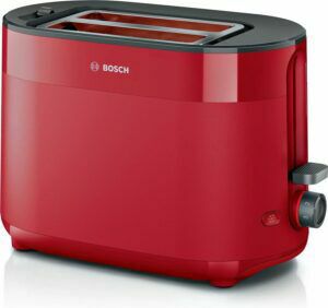 Afbeelding van een BOSCH TAT2M124 MyMoment Broodrooster - Rood