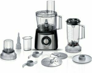 Afbeelding van een BOSCH MCM3501M MultiTalent 3 Food Processor - RVS / Zwart