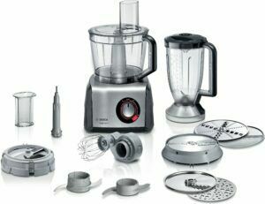 Afbeelding van een BOSCH MC812M865 MultiTalent 8 Food Processor - Zwart / RVS