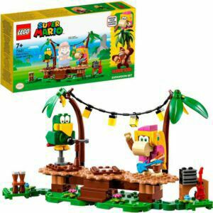 Afbeelding van een LEGO Super Mario - Uitbreidingsset: Dixie Kongs Jungleshow Constructiespeelgoed