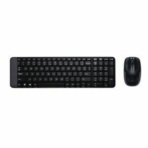 Afbeelding van een Logitech MK220 Wireless Combo (Qwerty) Toetsenbord Zwart
