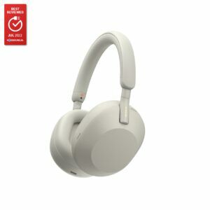 Afbeelding van een Sony WH-1000XM5 bluetooth Over-ear hoofdtelefoon zilver