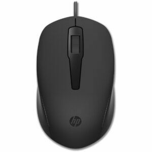 Afbeelding van een HP 150 Wired Mouse Muis Zwart