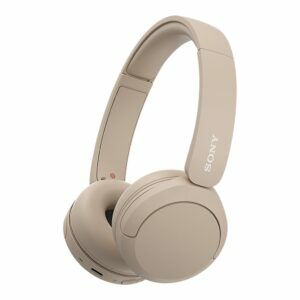 Afbeelding van een Sony WH-CH520 bluetooth On-ear hoofdtelefoon beige
