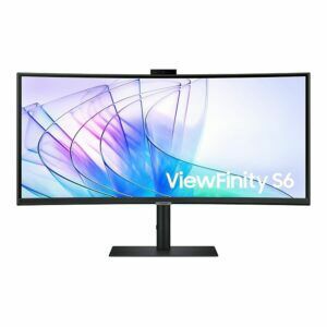Afbeelding van een Samsung ViewFinity S6 LS34C652VAUXEN Monitor Zwart