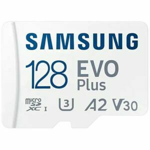 Afbeelding van een Samsung EVO Plus microSD Card 128GB Micro SD-kaart Wit