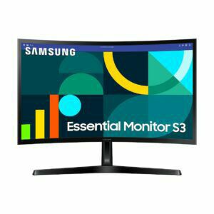 Afbeelding van een Samsung Essential S3 LS24D366GAUXEN Monitor Zwart