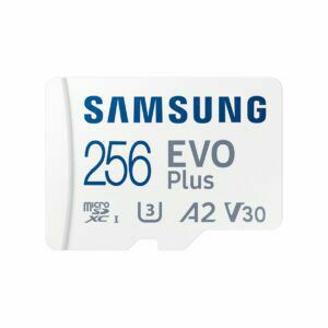 Afbeelding van een Samsung EVO Plus microSD Card 256GB Micro SD-kaart Wit