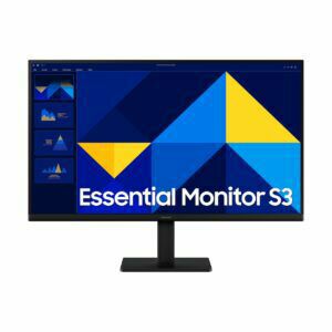 Afbeelding van een Samsung Essential S3 LS27D302GAUXEN Monitor Zwart