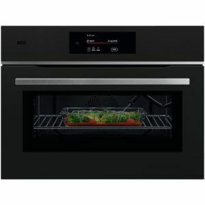 Afbeelding van een AEG TK8NK72FT Inbouw oven met magnetron Zwart