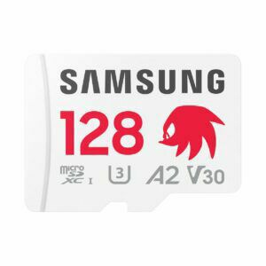 Afbeelding van een Samsung Sonic the Hedgehog PRO Plus microSD Card 128GB Micro SD-kaart Grijs