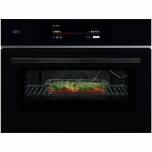 Afbeelding van een AEG TK9NK921B Inbouw oven met magnetron Zwart