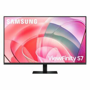 Afbeelding van een Samsung ViewFinity S7 LS37D702EAUXEN Monitor Zwart