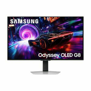 Afbeelding van een Samsung Odyssey OLED G8 LS32FG812SUXEN Monitor Zilver