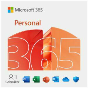 Afbeelding van een Microsoft 365 Personal - 12 maanden/1 apparaat - Meertalig (PC/MAC) Software
