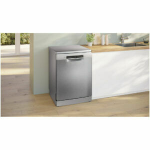 Afbeelding van een Bosch SMS4HVI14E Vrijstaande vaatwasser Grijs