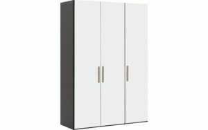Afbeelding van een Goossens Kledingkast Easy Storage Ddk, Kledingkast 153 cm breed, 220 cm hoog, 3x draaideur